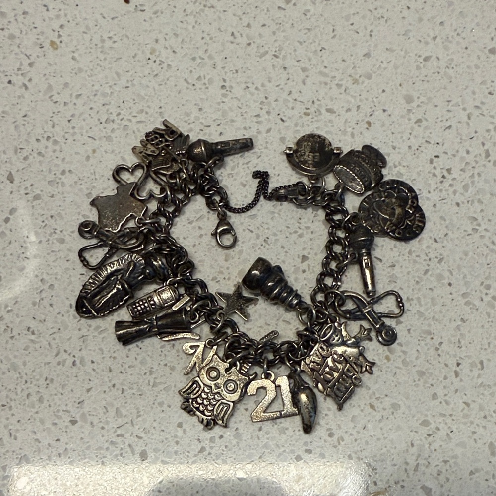 James Avery Sterling Silver Charm Bracelet